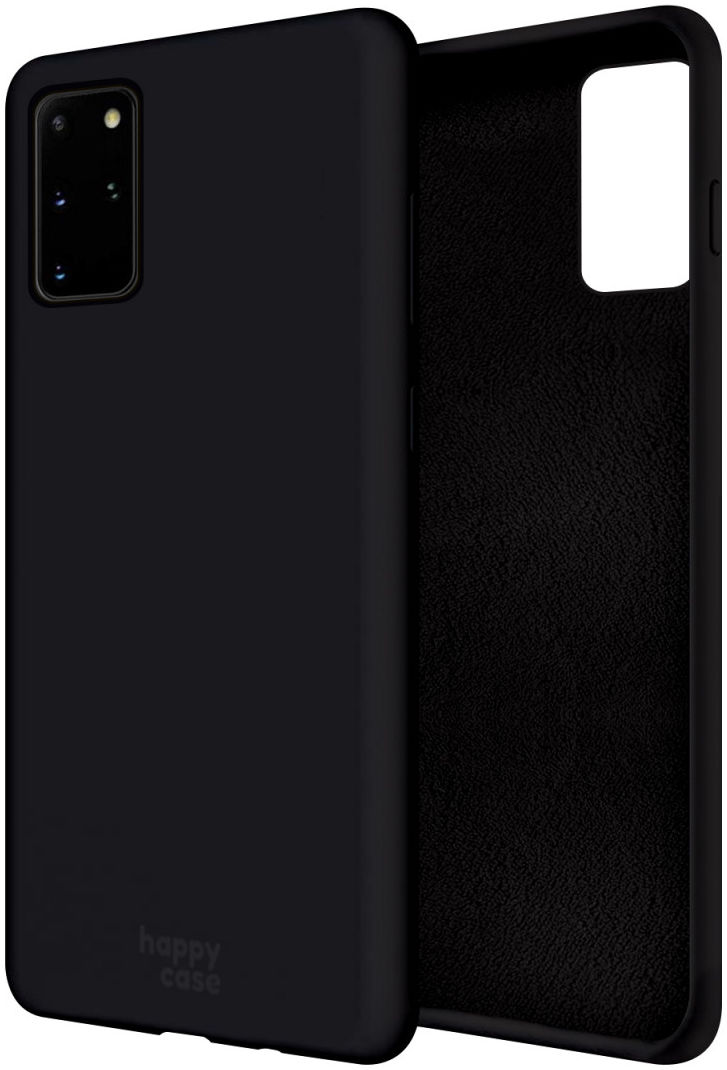 HappyCase Samsung Galaxy S20 Plus Hoesje Siliconen Back Cover Zwart afbeelding 2