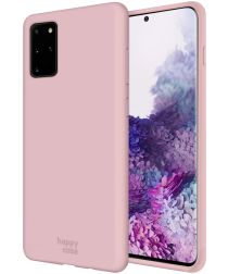HappyCase Samsung Galaxy S20 Plus Hoesje Siliconen Back Cover Roze