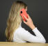 HappyCase Samsung Galaxy S20 Plus Hoesje Siliconen Back Cover Oranje afbeelding 6
