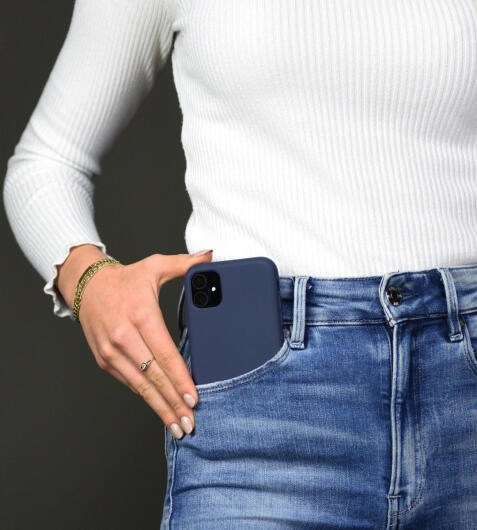 HappyCase Samsung Galaxy S20 Plus Hoesje Siliconen Back Cover Blauw afbeelding 5