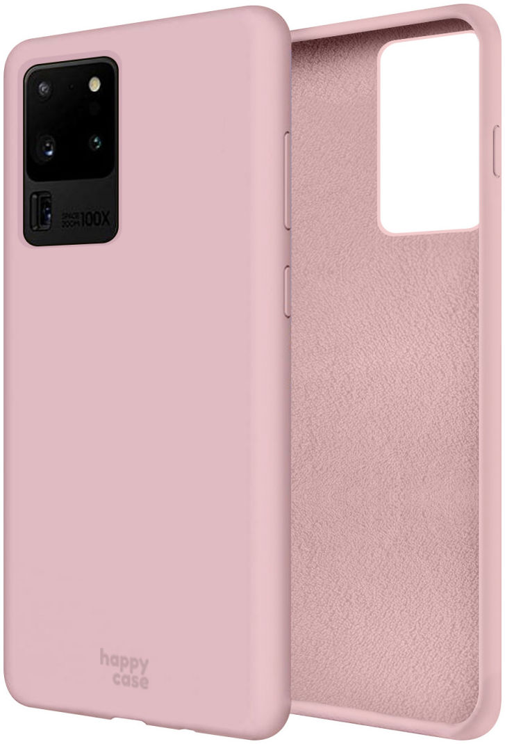 HappyCase Samsung Galaxy S20 Ultra Hoesje Siliconen Back Cover Roze afbeelding 2