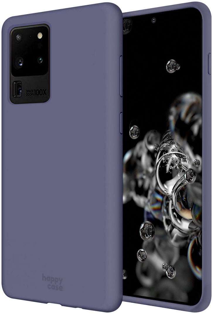 HappyCase Samsung Galaxy S20 Ultra Hoesje Siliconen Back Cover Grijs afbeelding 1