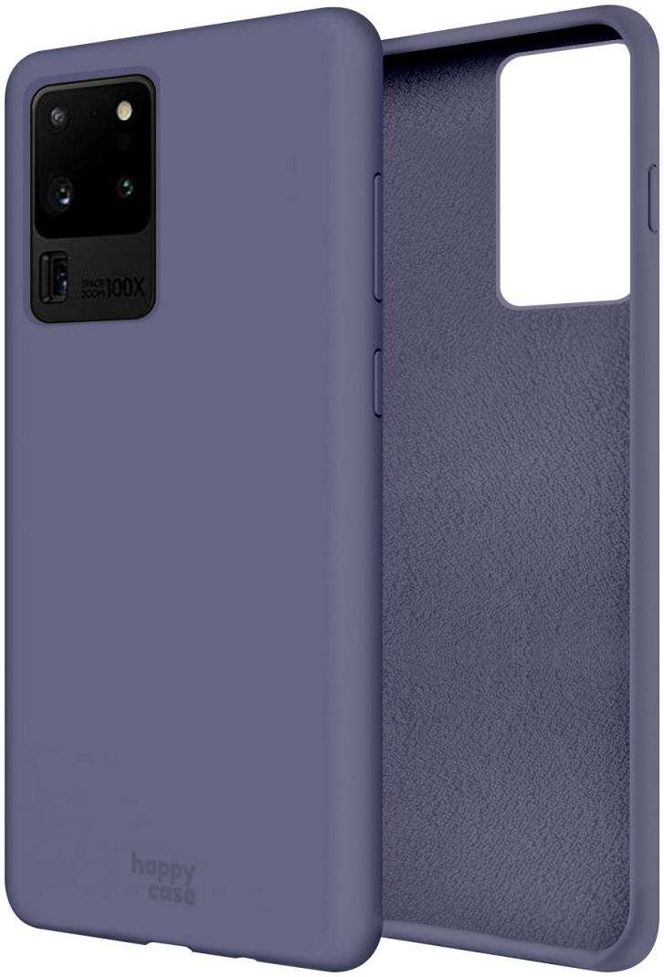 HappyCase Samsung Galaxy S20 Ultra Hoesje Siliconen Back Cover Grijs afbeelding 2