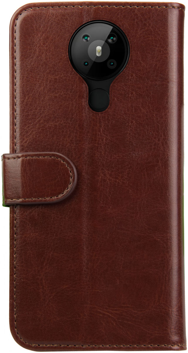 Rosso Element Nokia 5.3 Hoesje Book Cover Bruin afbeelding 5