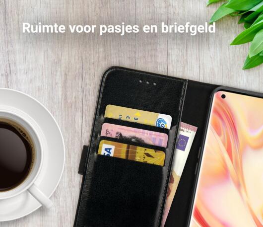 Rosso Element Oppo Find X2 Pro Hoesje Book Cover Zwart afbeelding 9
