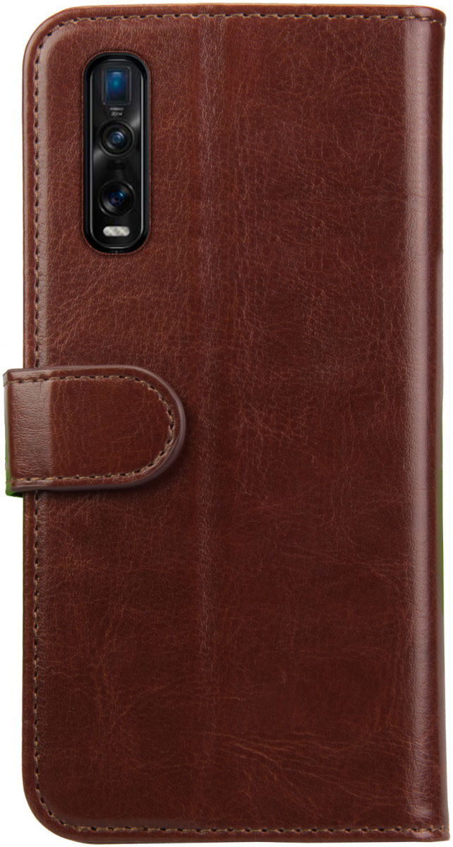 Rosso Element Oppo Find X2 Pro Hoesje Book Cover Bruin afbeelding 4