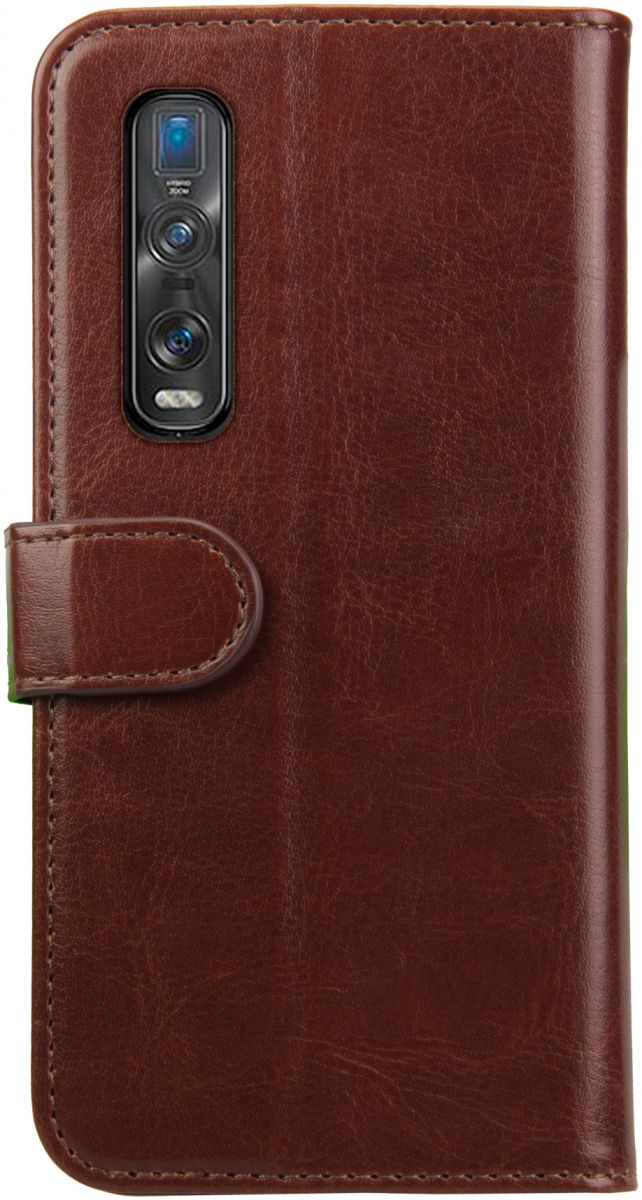 Rosso Element Oppo Find X2 Hoesje Book Cover Bruin afbeelding 4
