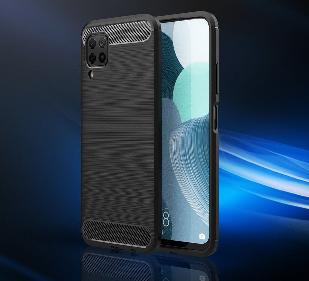 Huawei P40 Hoesje Geborsteld TPU Zwart afbeelding 7