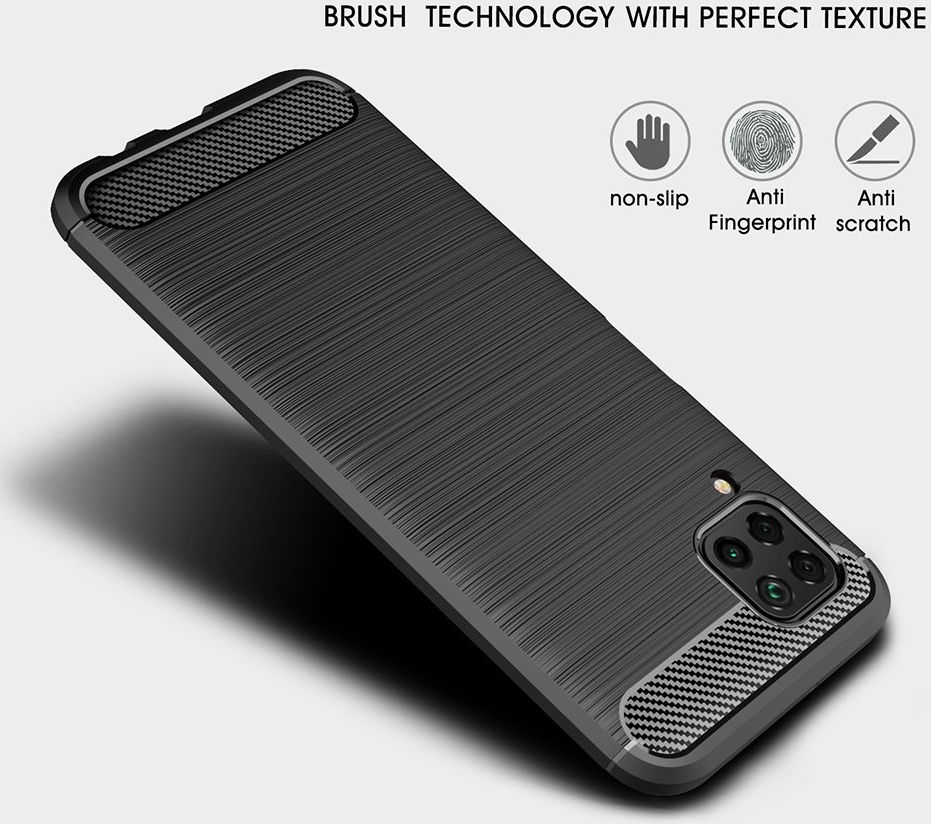 Huawei P40 Hoesje Geborsteld TPU Zwart afbeelding 8