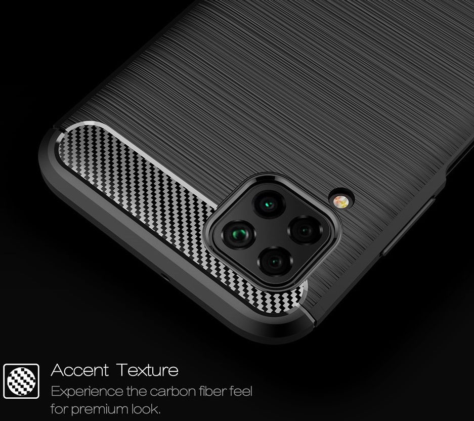 Huawei P40 Hoesje Geborsteld TPU Zwart afbeelding 9