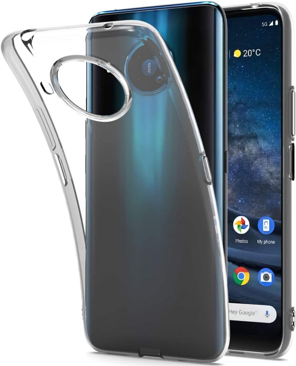 Nokia 8.3 Hoesje Dun TPU Transparant afbeelding 1
