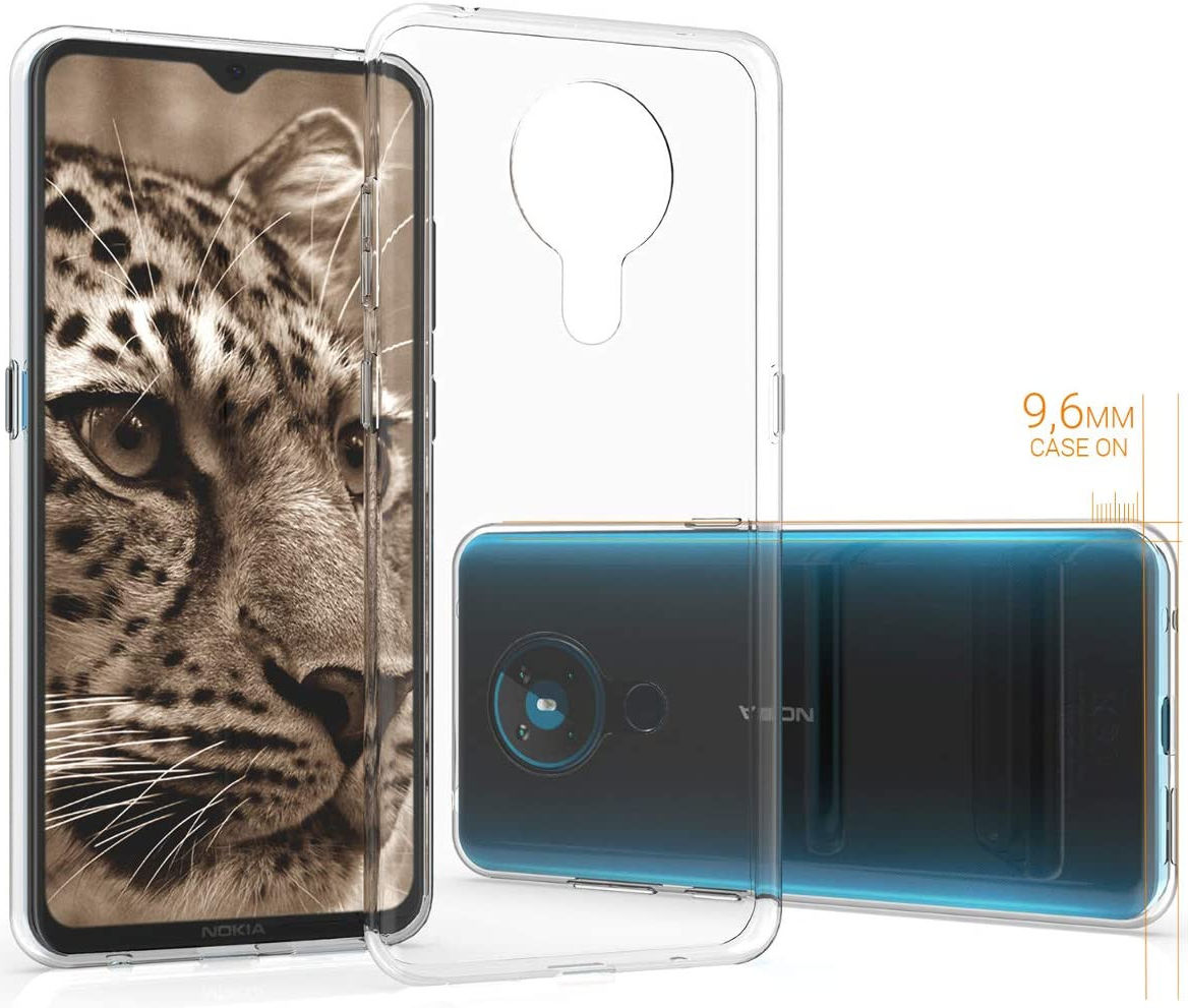 Nokia 5.3 Hoesje Dun TPU Transparant afbeelding 3