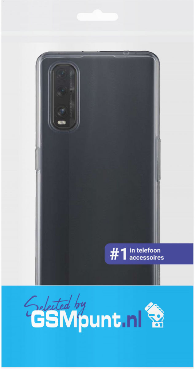 Oppo Find X2 Hoesje Dun TPU Transparant afbeelding 2
