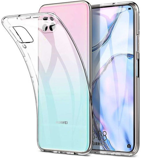 Huawei P40 Lite Hoesje Dun TPU Transparant afbeelding 1