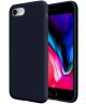 HappyCase iPhone SE 2020 Hoesje Siliconen Back Cover Donker Blauw