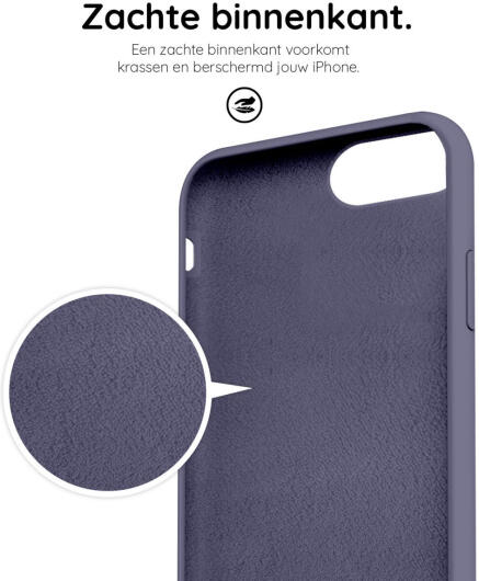HappyCase iPhone SE 2020/2022 Hoesje Siliconen Back Cover Grijs afbeelding 7