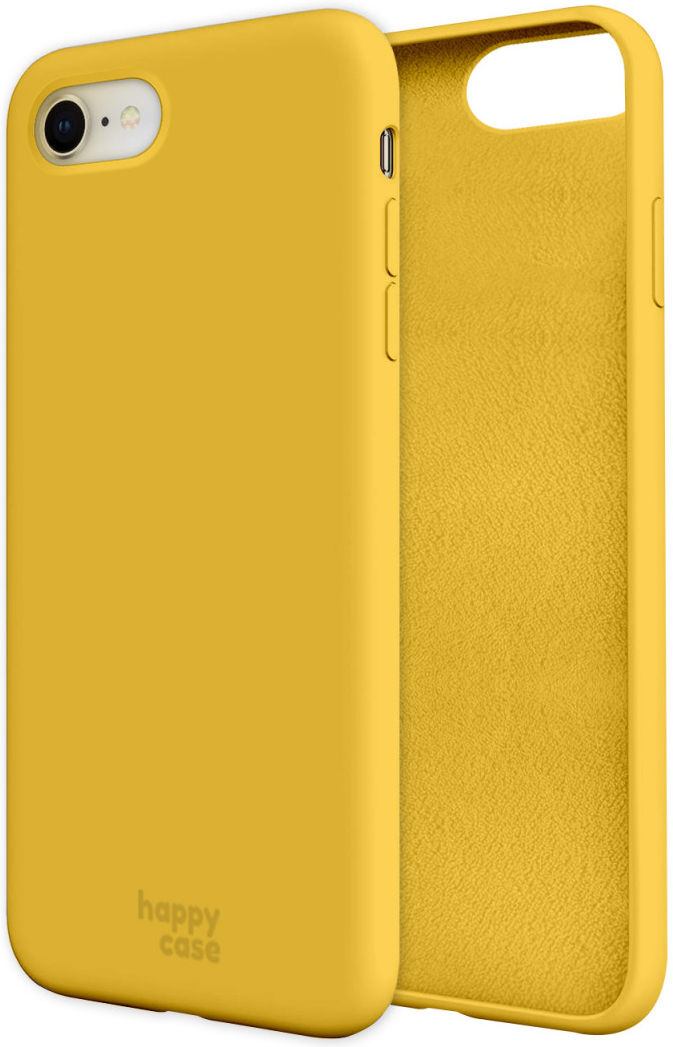 HappyCase iPhone SE 2020/2022 Hoesje Siliconen Back Cover Geel afbeelding 5