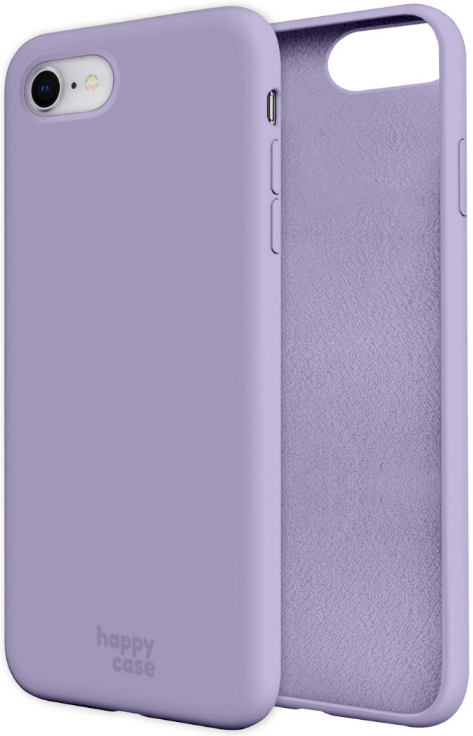 HappyCase iPhone SE 2020/2022 Hoesje Siliconen Back Cover Paars afbeelding 8