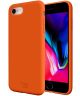HappyCase iPhone SE 2020 Hoesje Siliconen Back Cover Oranje