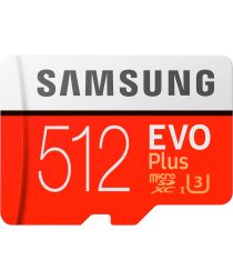Samsung EVO Plus MicroSDXC Geheugenkaart (2020) met Adapter 512GB Rood