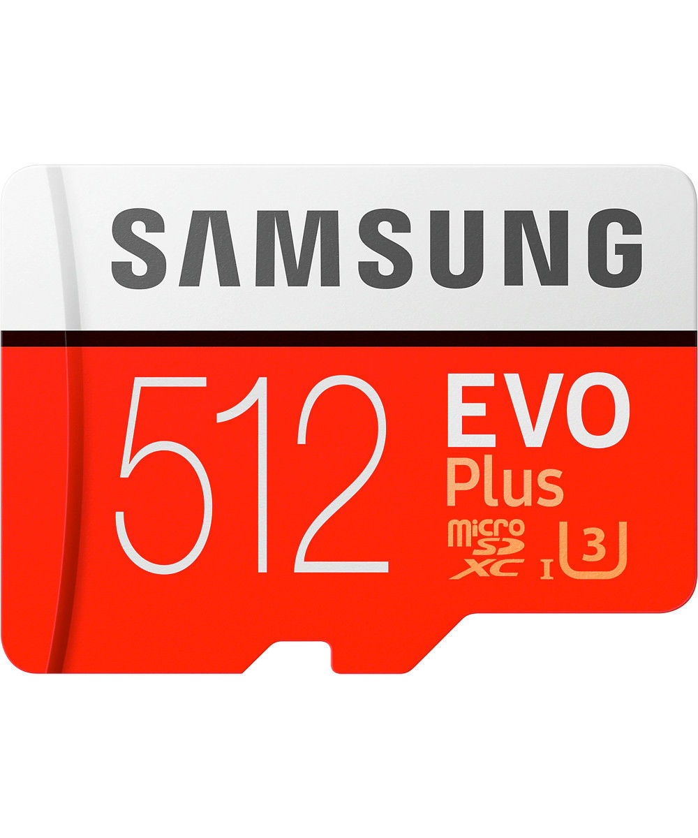 Samsung EVO Plus MicroSDXC Geheugenkaart met Adapter 512GB Rood afbeelding 1