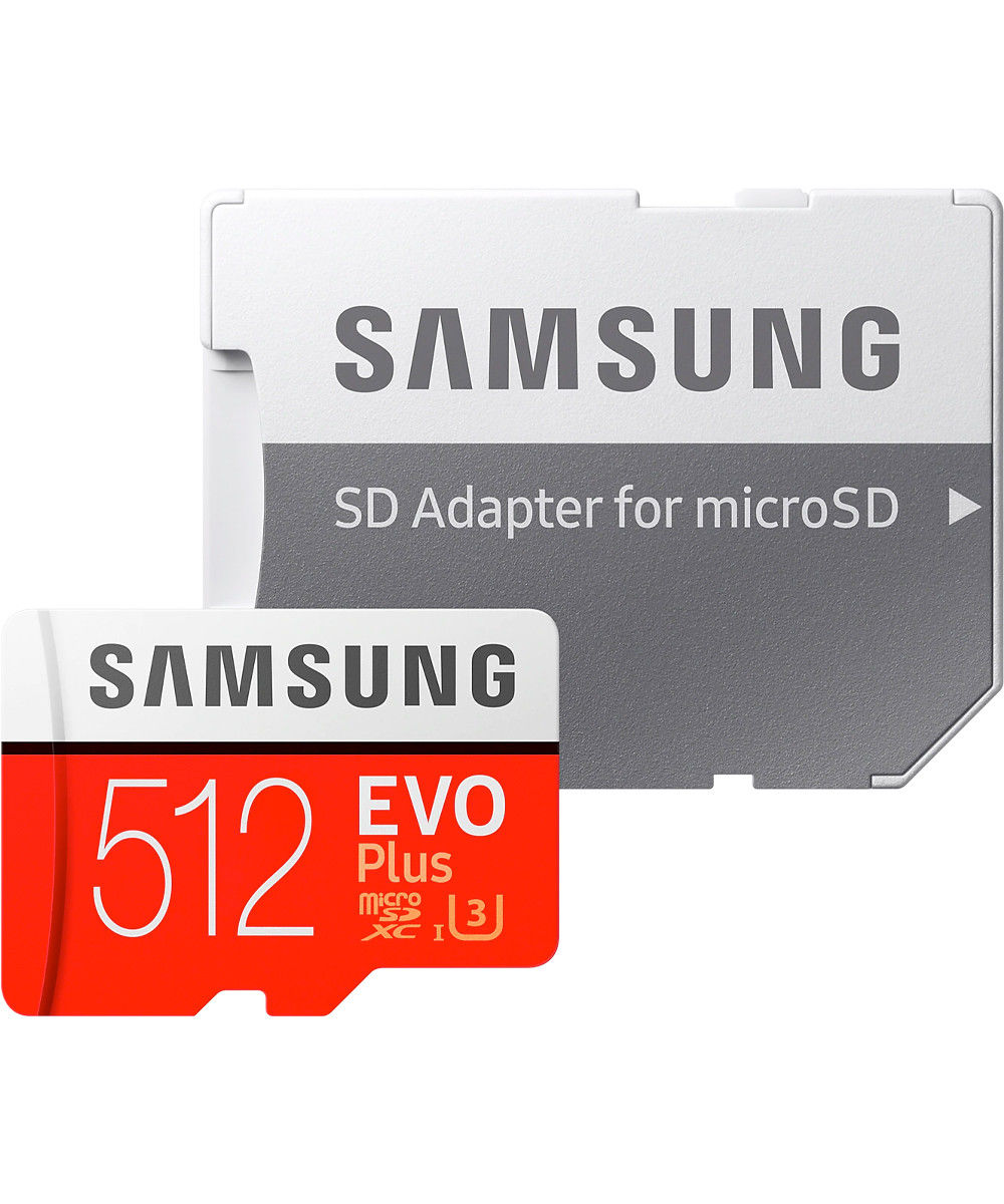 Samsung EVO Plus MicroSDXC Geheugenkaart met Adapter 512GB Rood afbeelding 3