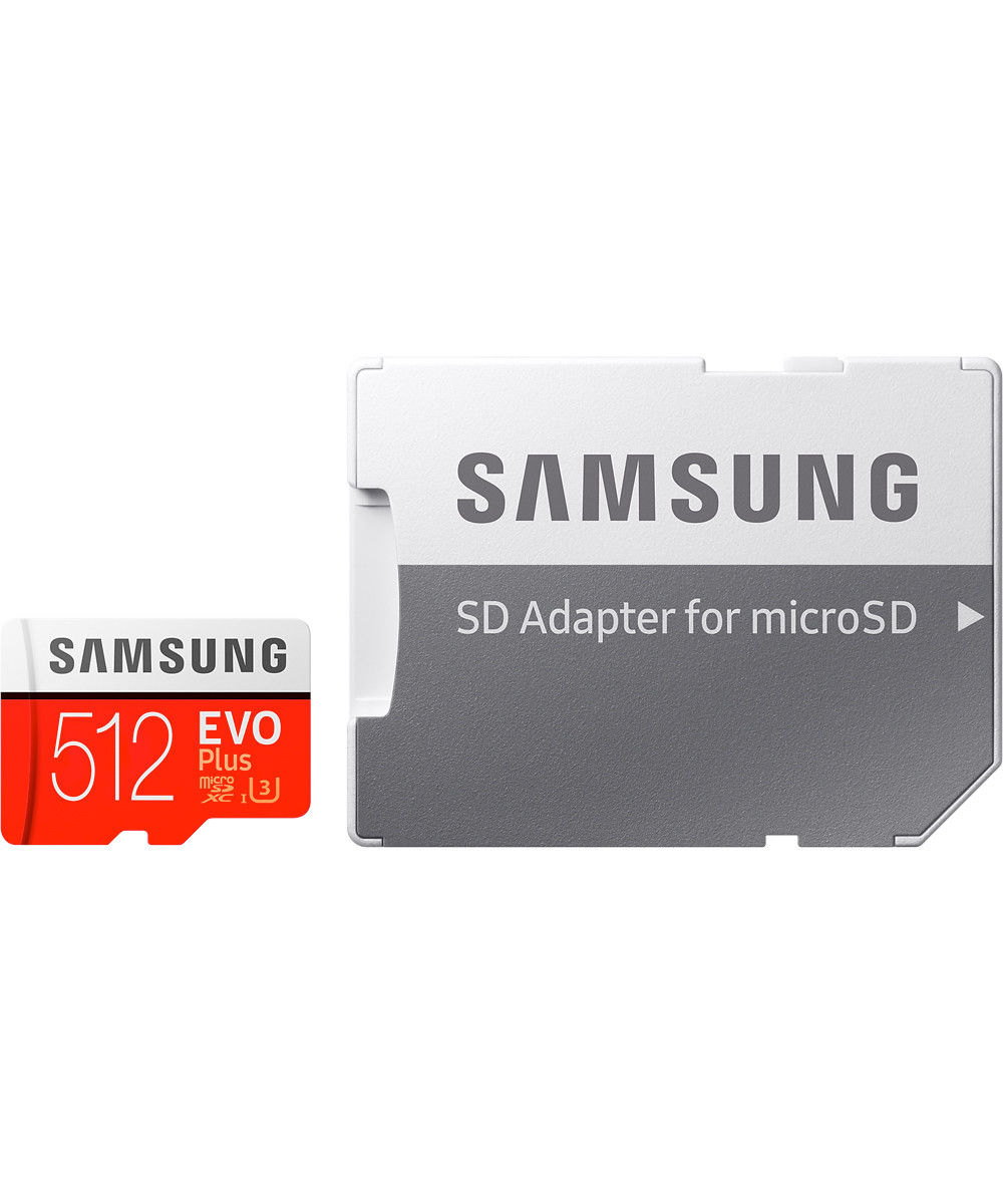 Samsung EVO Plus MicroSDXC Geheugenkaart met Adapter 512GB Rood afbeelding 5