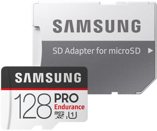 Samsung PRO Endurance 128GB Micro-SD Geheugenkaart 10 UHS-I U1 afbeelding 2