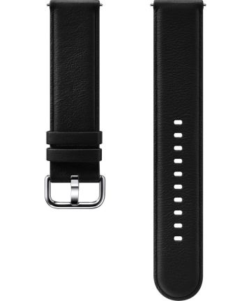 Origineel Samsung Universeel Leather Smartwatch 20MM Bandje Zwart Bandjes
