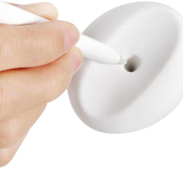 Siliconen Apple Pencil Houder Wit afbeelding 1