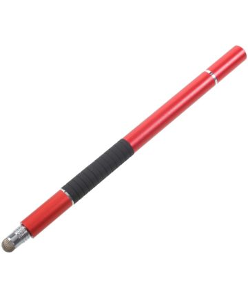 Universele Passieve Stylus Pen Met 3 Koppen Rood Stylus Pennen