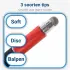 Universele Stylus Pen Voor Telefoon Tablet en iPad Met 3 Tips Rood afbeelding 3
