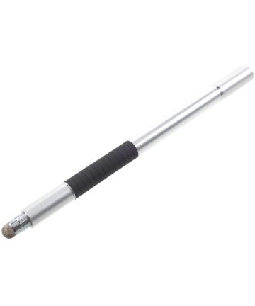 Universele Stylus Pen 3 Koppen voor Smartphone - Tablet – iPad Zilver Stylus Pennen