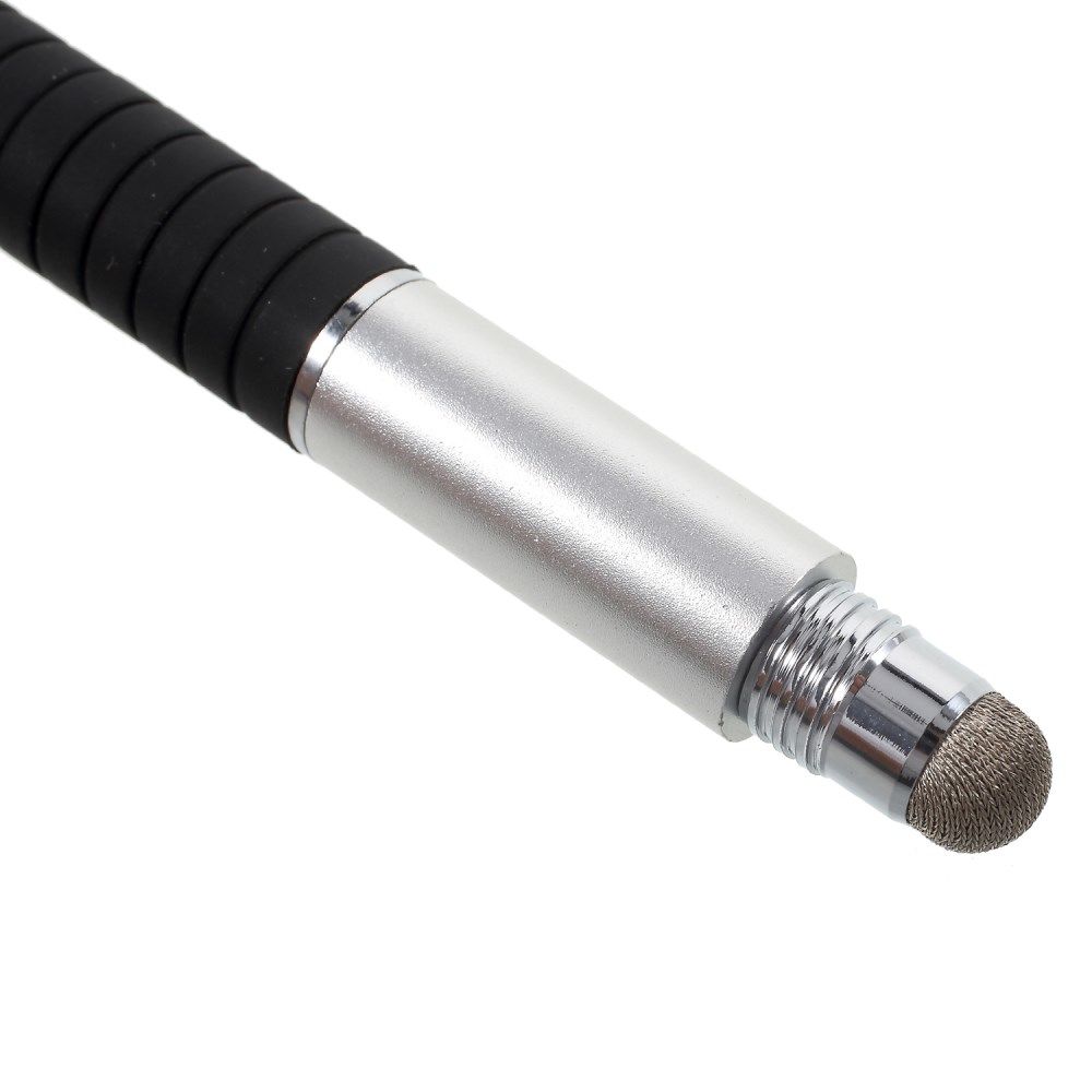 Universele Stylus Pen 3 Koppen voor Smartphone - Tablet – iPad Zilver afbeelding 4
