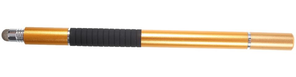 Universele Stylus Pen 3 Koppen voor Smartphone - Tablet – iPad Goud afbeelding 4