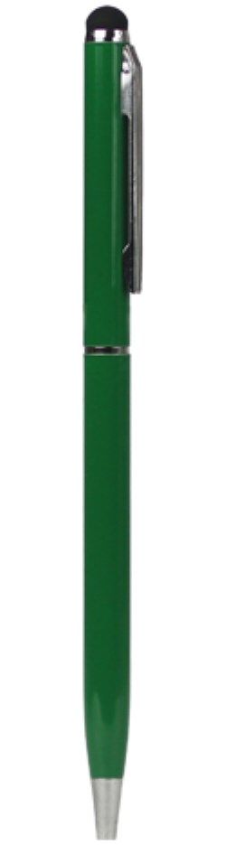 Universele Stylus Pen Met Soft Tip En Balpen Groen afbeelding 1