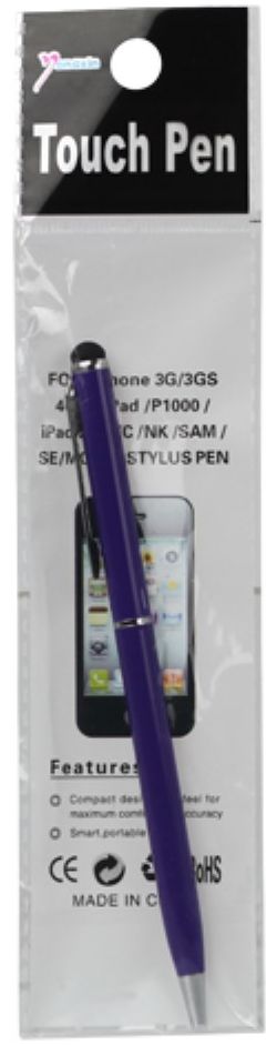 Universele Stylus Pen Met Soft Tip En Balpen Wit afbeelding 4