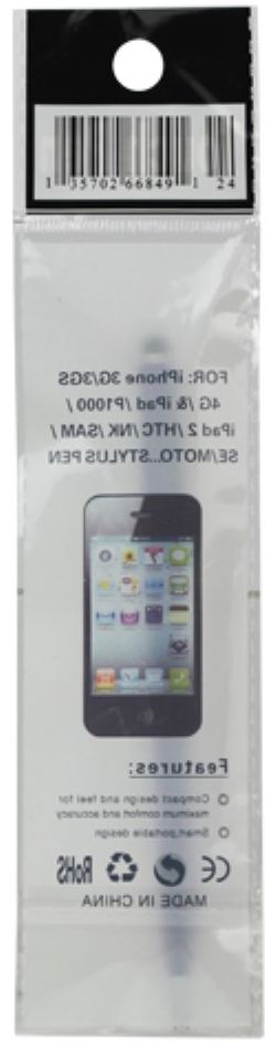 Universele Stylus Pen Met Soft Tip En Balpen Wit afbeelding 5
