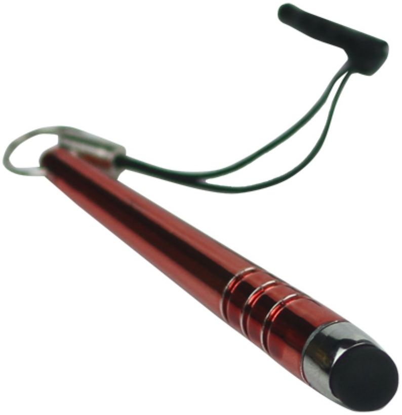 Capacitieve Mini Stylus 3.5mm Plug Rood afbeelding 2