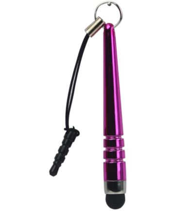Capacitieve Mini Stylus 3.5mm Plug Paars Stylus Pennen