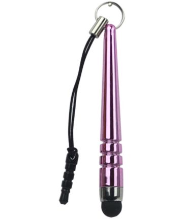 Capacitieve Mini Stylus 3.5mm Plug Roze Stylus Pennen