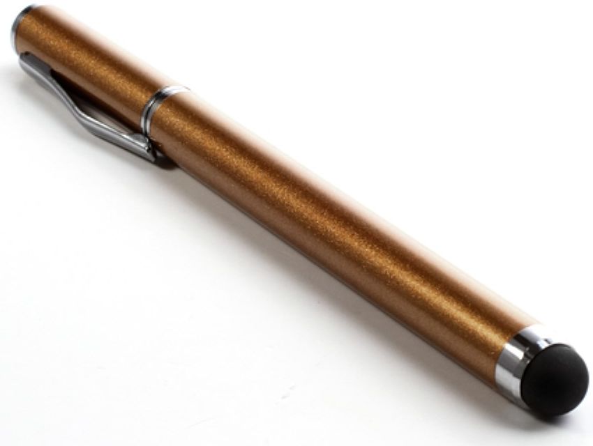Universele Capacitive Stylus Met Balpen Goud afbeelding 2