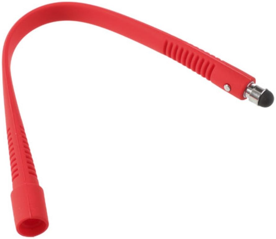 Universele Siliconen Capacitive Stylus Armband Rood afbeelding 2