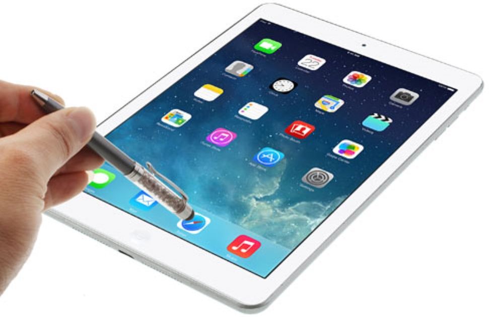 Universele Capacitive Stylus Met Balpen Grijs afbeelding 3