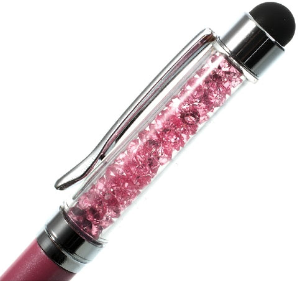 Universele Capacitive Stylus Met Balpen Donker Roze afbeelding 4