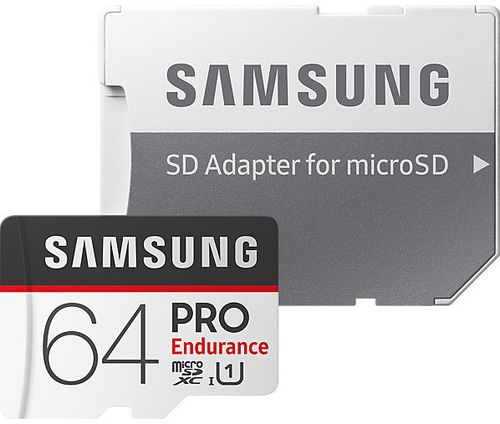 Samsung PRO Endurance 64GB Micro-SD Geheugenkaart 10 UHS-I U1 afbeelding 2
