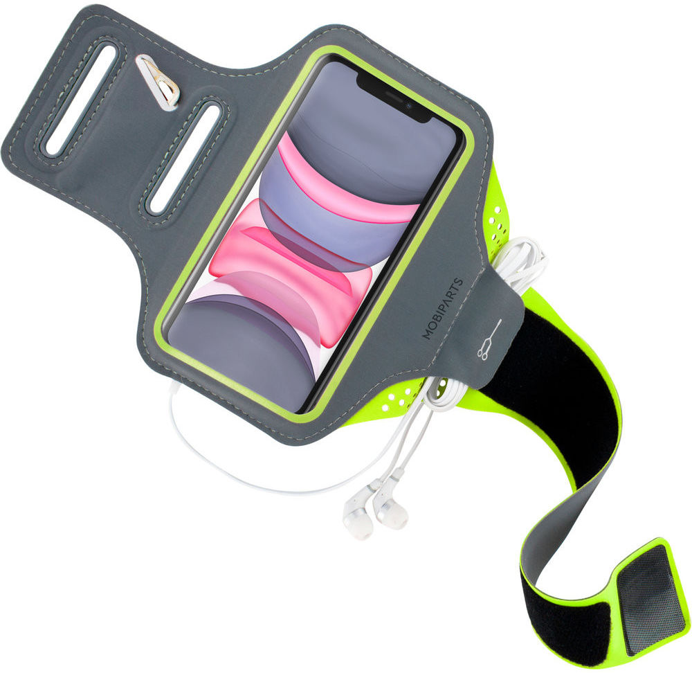Mobiparts Comfort Fit Armband Apple iPhone 11 Sporthoesje Groen afbeelding 2