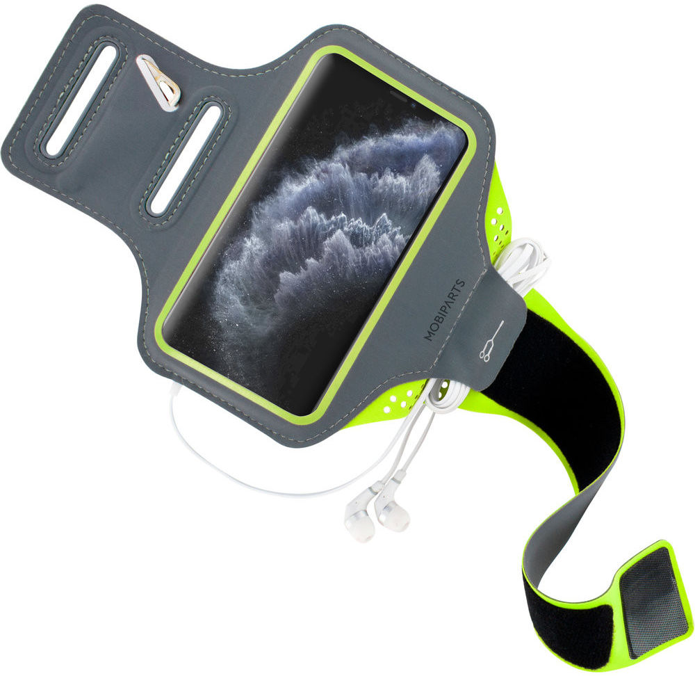 Mobiparts Comfort Fit Armband Apple iPhone 11 Pro Sporthoesje Groen afbeelding 2