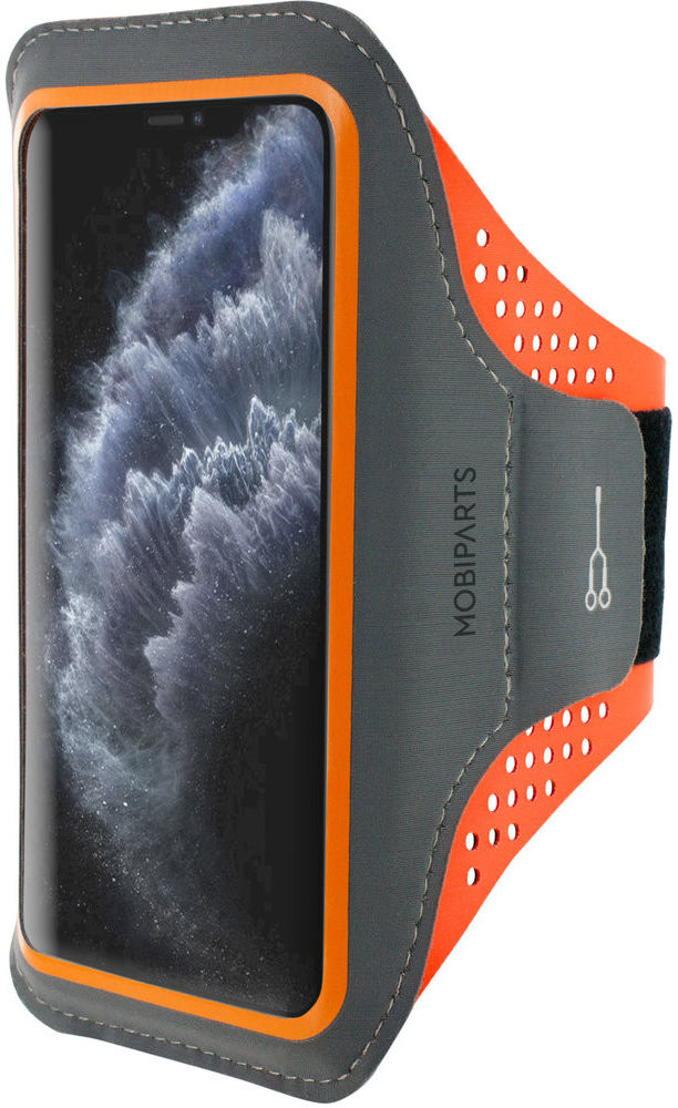 Mobiparts Comfort Fit Armband Apple iPhone 11 Pro Sporthoesje Oranje afbeelding 1