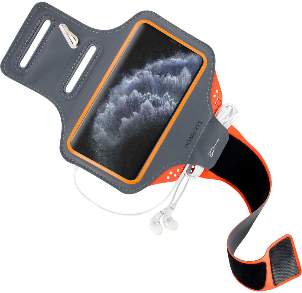 Mobiparts Comfort Fit Armband Apple iPhone 11 Pro Sporthoesje Oranje afbeelding 2